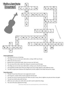 Mar 29, 2022 Two or more clue answers mean that the clue has appeared multiple times throughout the years. . Valuable violin crossword clue